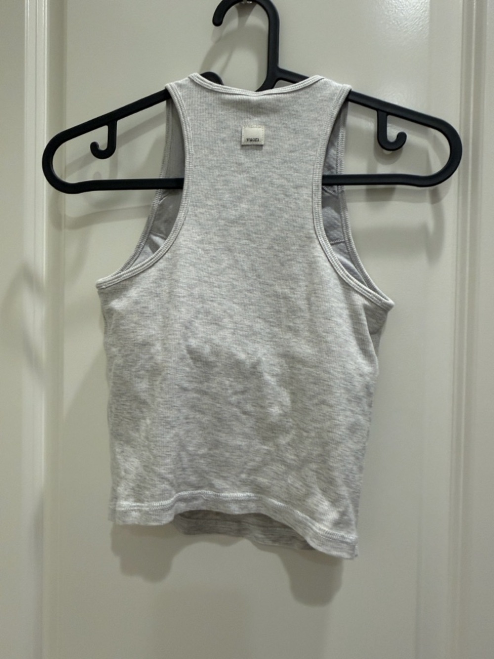 Vuori White Ribbed Racerback Tank - Picture 4 of 4
